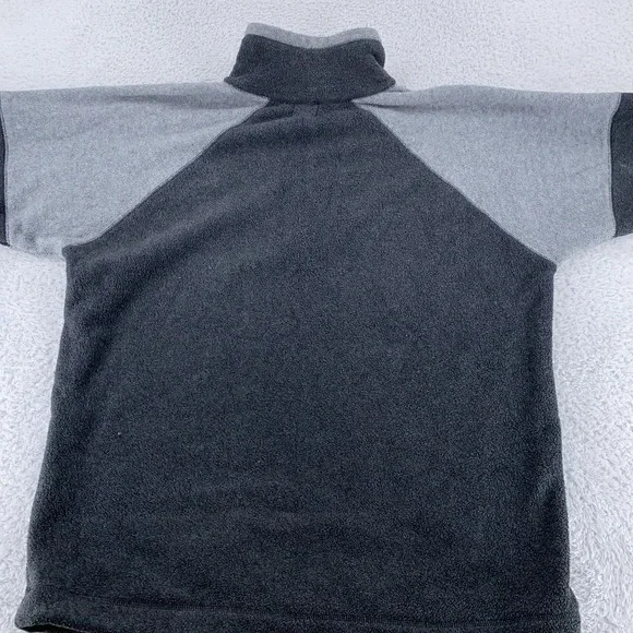 Vtg Calvin Klein Jeans Half Zip Fleece Sweater Mens Large Colorblock Drawstring - Picture 6 of 10